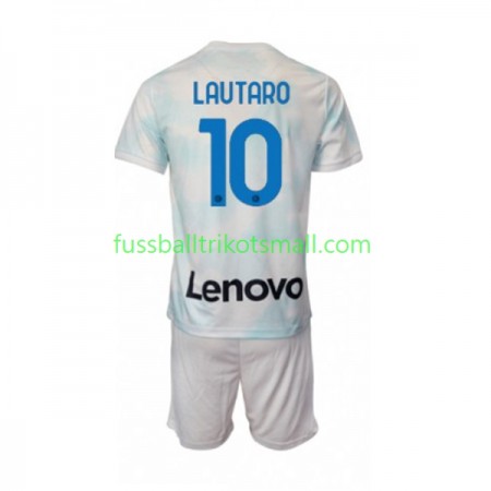 Fußballtrikots Inter Mailand Lautaro Martinez 10 Kinder 2022-2023 Kurzarm Auswärts-trikot kaufen